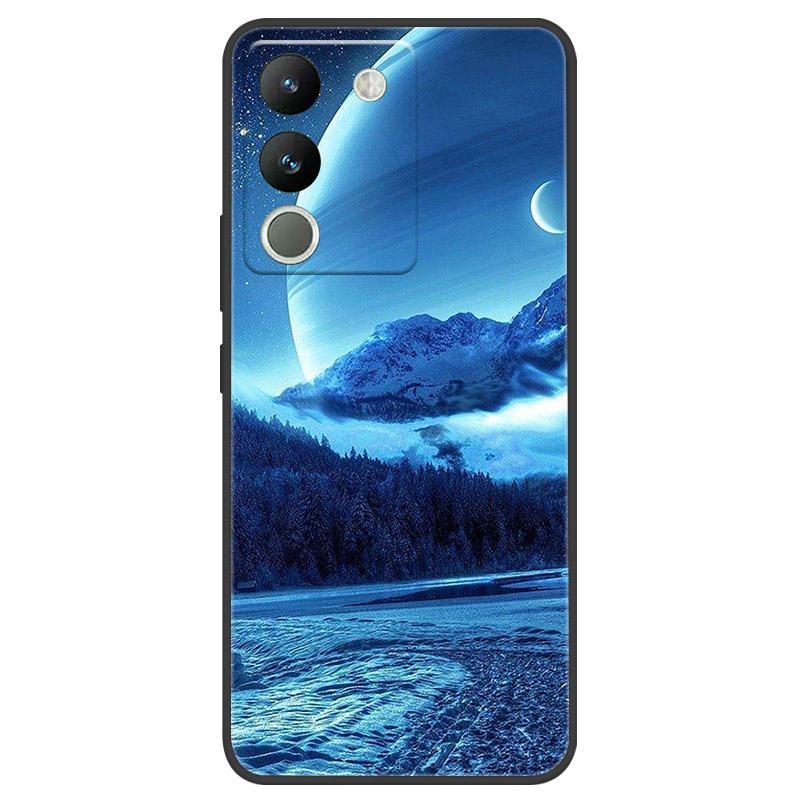 Чехол для VIVO V29E V2317 Защитный чехол для камеры Для телефона VIVO Y200 5G Мягкий силиконовый TPU Задняя крышка V2307 Ударопрочный Fundas