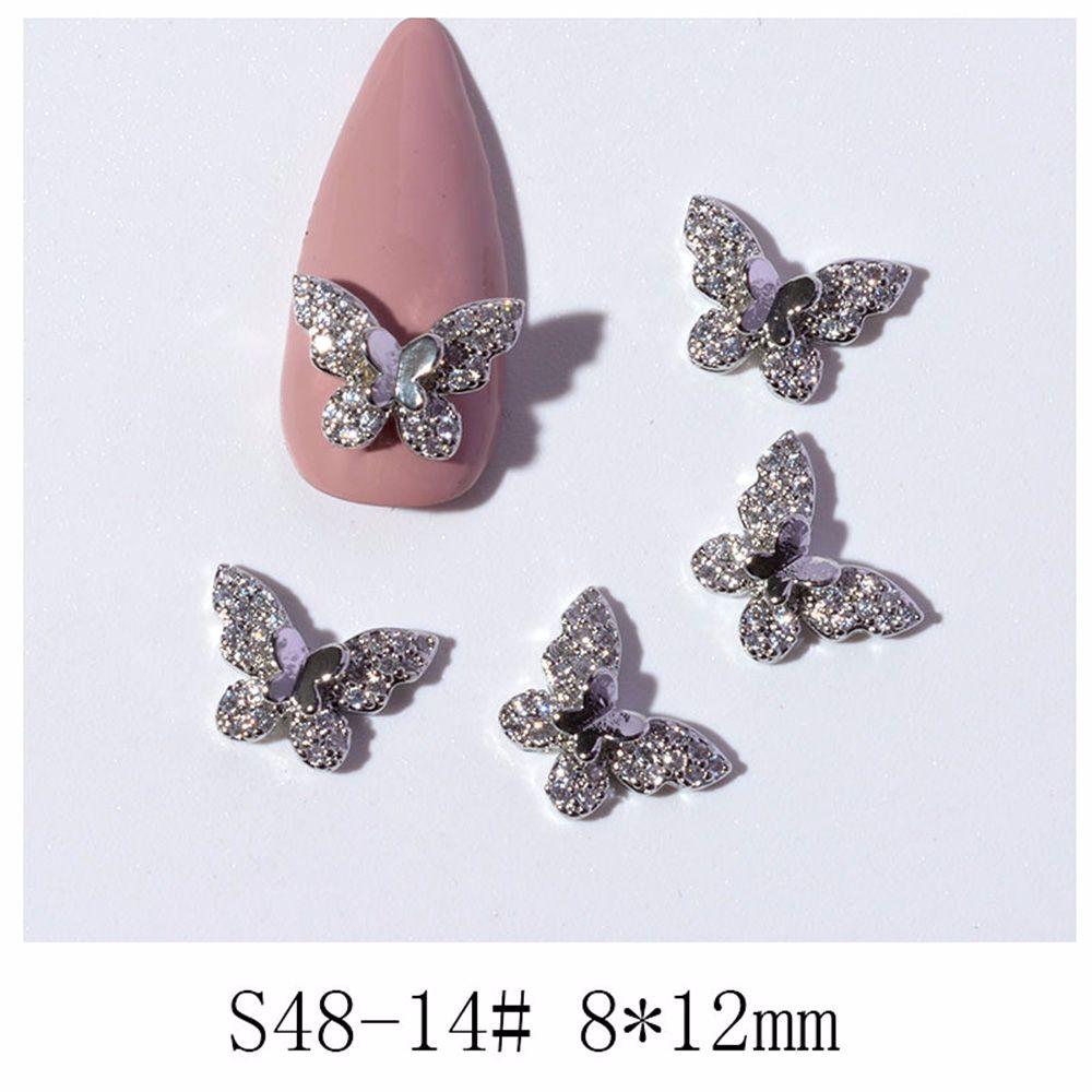 Шармы Кристальная Бабочка Ювелирные Изделия для Ногтей DIY Украшения для Нейл-Арта Бант Стразы для Ногтей Инструменты для Маникюра
