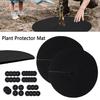4 PCS Anti Grass Ring Weeding Barrier 15cm-42cm Weed Control Ground Cover New Non-Woven Tree Mulch