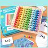 Math Learning Toy With Wooden Multiplication Board For Kids Educational Development