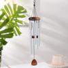 Classic 26 Inch Aluminum Pipe Wind Chimes With Wooden Hanging Tag Farmhouses Terraces Gardens Balcony Corridor Decoration