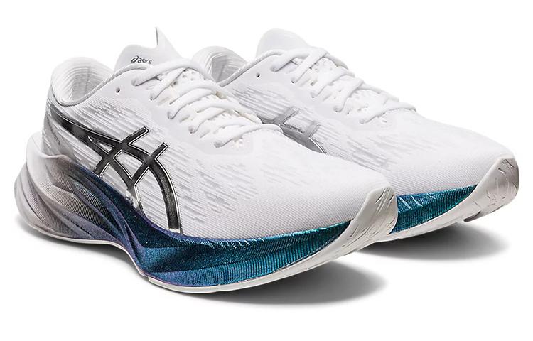 Asics Женские кроссовки Novablast 3 Platinum 'White Metallic Blue' 1012B290-100
