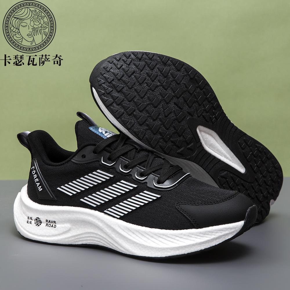 Spring sports running shoes student sports training shoes popcorn sole fashion versatile casual shoes