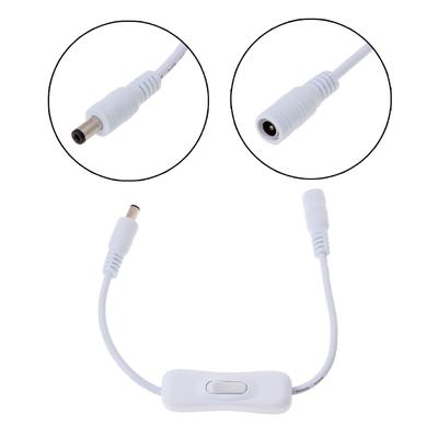 5,5*2,1 мм DC Female Male Plug Power On/Off Switch Cable для светодиодной ленты видеонаблюдения