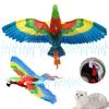 Electric Flying Eagle Cat Toy Interactive Simulation Bird Toy Automatic Moving Hanging