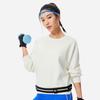 Li Ning Fitness Series Sweatshirt Women's Champagne White AWDU556-4