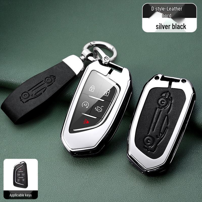 Премиальный металлический чехол для ключа Cadillac XT5, CT5, XT4, XT6, CT6, XTS, ATSL, CT4