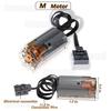 35 деталей 8883 Power Functions Улучшенные черные M моторы, совместимые с техническими деталями Lego, предварительно собранные строительные блоки, игрушки-машинки, блоки MOC,
