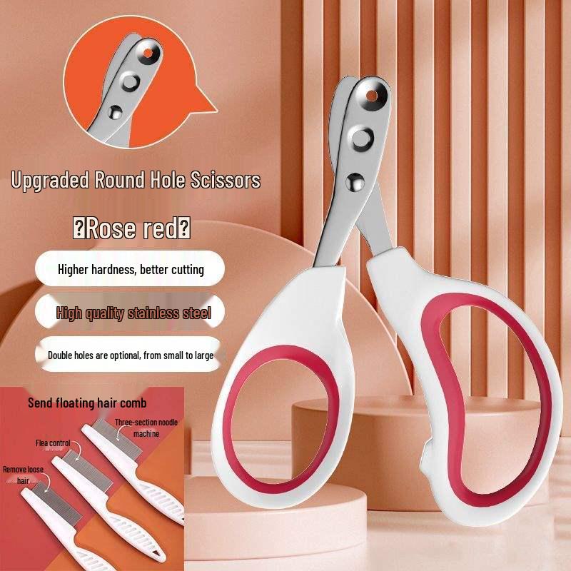 Compact Kitten Nail Clippers - Safe, Anti-Cut Design for Precise Trimming