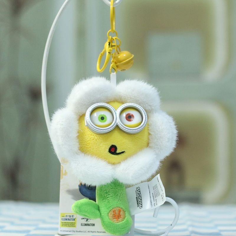 Очаровательная плюшевая игрушка-брелок Миньон, идеально подходящая для поклонников Гадкого Я, в красочных стилях