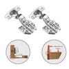 Stainless Steel Upgrade Hinges: 2-10Pcs Full Overlay Soft Close Hidden Hinges with Screws for Furniture & Kitchen Doors