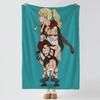anime B-Black Lagoon-N Throw Thick Comfort Flannel Quilt,Multi-scene Use Indoor Outdoor Daily Nap