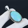 Blue Triplet Opal Gemstone Handmade 925 Sterling Silver Jewelry Pendant, Blue Triplet Opal Stone, Holiday Gift for Her Jewelry for Special Occasions