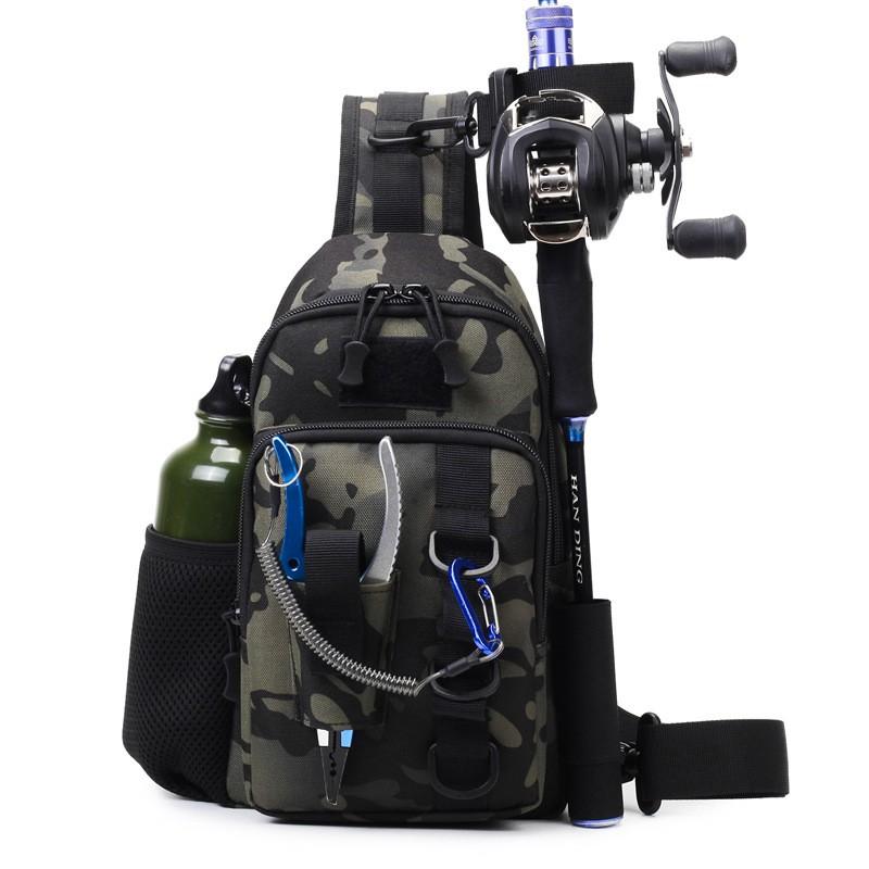 Fishing Chest Pack Waist Bag Tactical Utility Backpack Stream Micro Lure Gear Storage Outdoor