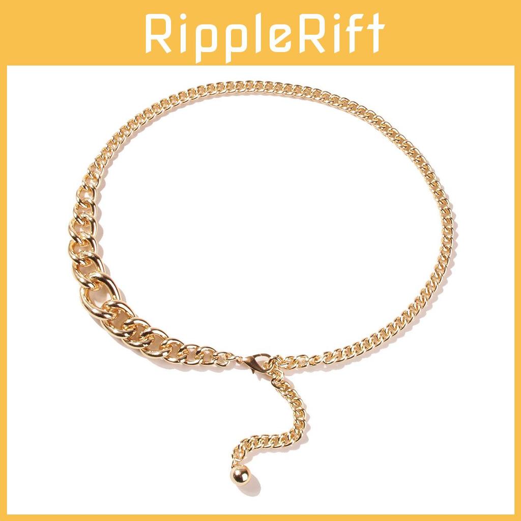 Алюминиевая поясная цепочка-звенья для женщин с женственным дизайном, идеально подходящая для весны и лета