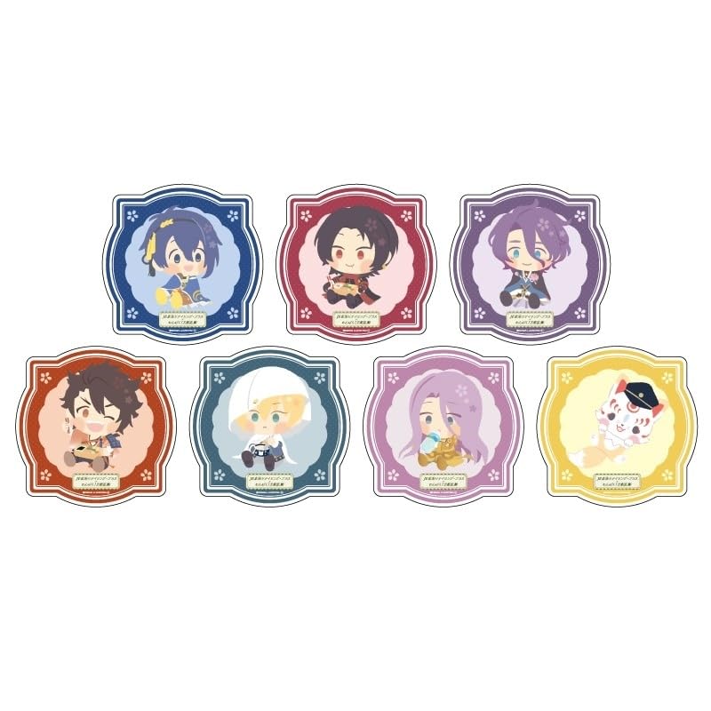JR Central X Wanpaku! Touken Ranbu" Die-Cut Acrylic Coaster Yamanbagi Kunihiro
