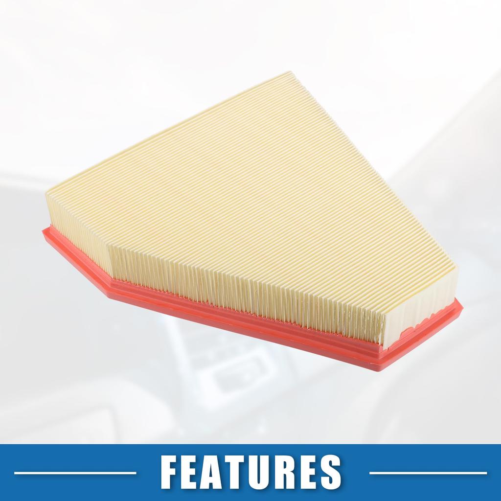 ABSOPRO Cabin Air Car Air Part X X Compatible with BMW 128I L6 Yellow Filter, Filter, Number 13717542294, 10.35" 10.24" 1.93", 3.0L 2008-2013,