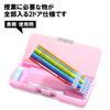 Kutsuwa Pencil Case Pittanton 2 Door Aqua CH203AQ