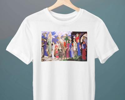 Masque of Love John Duncan Painting Unisex T-Shirt Symbolism Gift for Her Gift for Him Art Lover Gift Soft Men's Clothing Tee