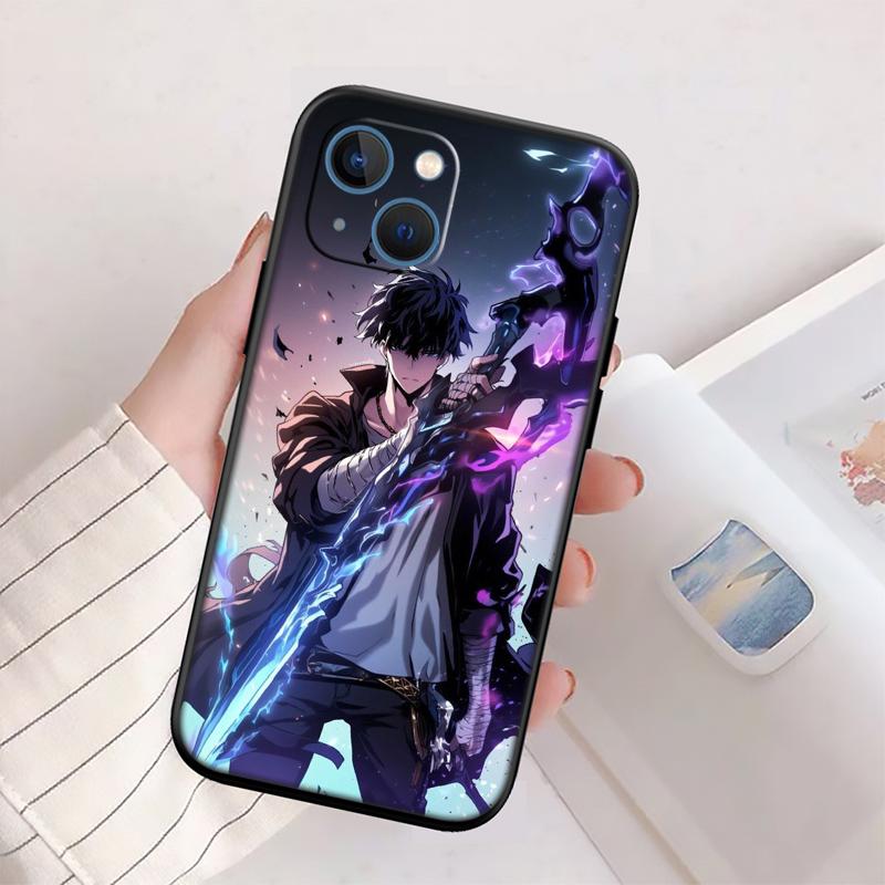 QE3 Anime Sung JinWoo Case for Samsung Galaxy M06 M15 M16 M35 M55 M56 A36 A42 A50 A50S A51 A52 A32 A33 A05 A05S A06 A16 A20