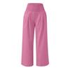 High Waisted Pants For Women Stretchy Wide Leg Palazzo Pants Casual Comfy Beach  Pants Trousers