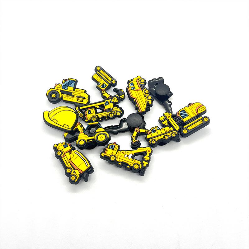 12шт экскаватор серии ПВХ обувь подвески украшения
