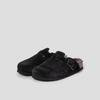 Scholl (женщины) Замша Мех Пробка Клог Черный (Hh49K2C115)