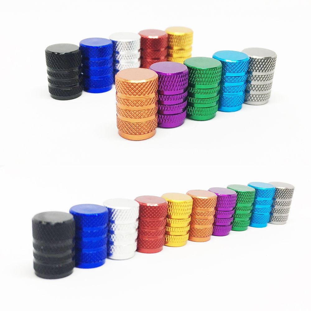 4pcs New Bike Parts Aluminum Alloy Tyre Valve Cap Bicycle Accessories Wheel Rim Tire Dust Cover