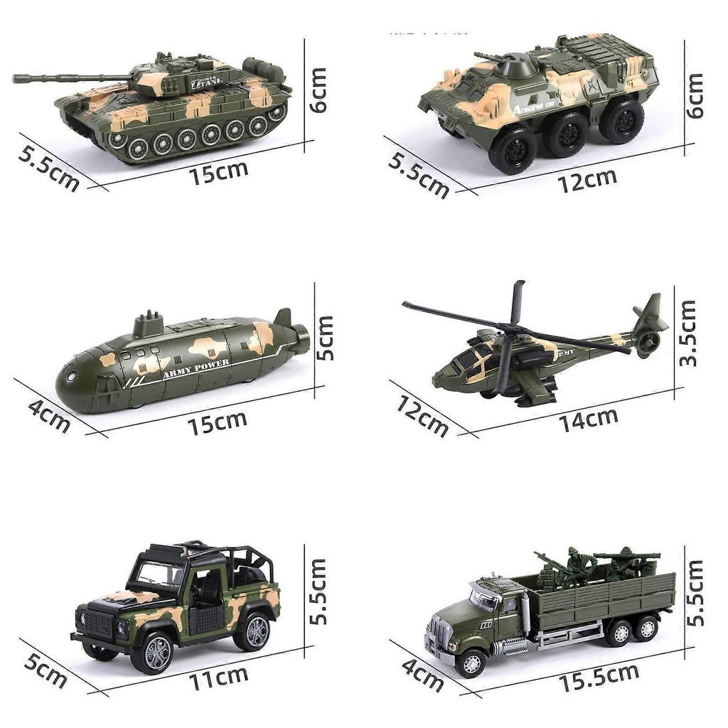 6x Helicopter Playset Diecast Alloy Vehicles Sets for Children Toddlers Kids