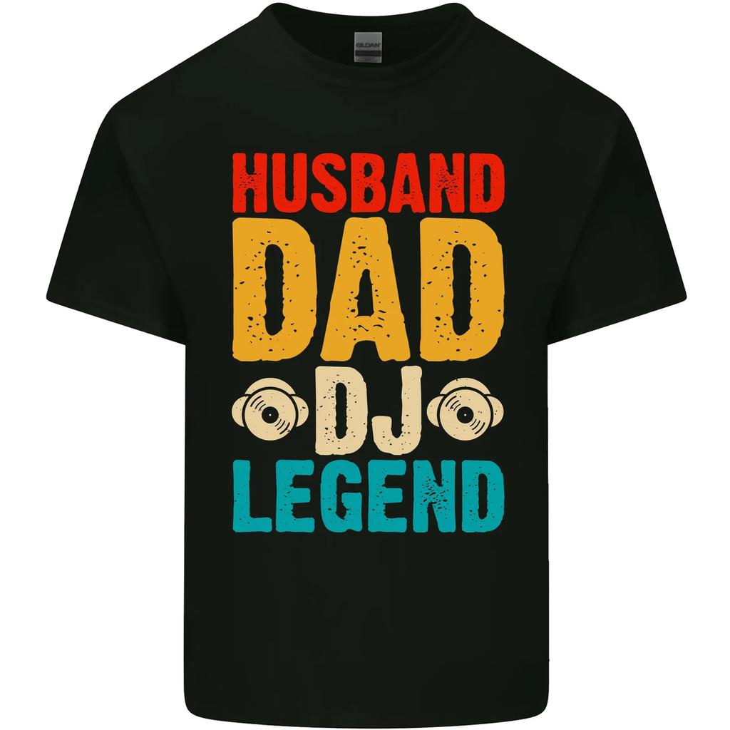 Husband Dad DJ Legend Fathers Day Kids T-Shirt Childrens