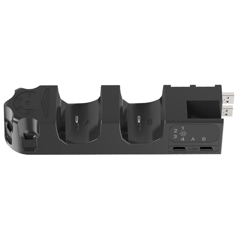 Зарядная станция 6-в-1 для Nintendo Switch, Joy Pad 2 Pro, поддержка зарядки USB 2.0 и игровых аксессуаров