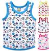 Boy Girl Baby Summer Printed Vest Sleeveless Shirts Cotton Spring Newborn Kidswear 2Pcs 1-5 Year Old