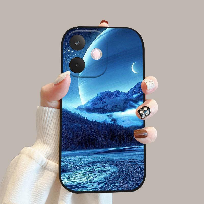 Для Oppo A5 Pro 5G Мягкий чехол Цветы Модный Силиконовый TPU Бампер Чехол для телефона Для Oppo A 5 Pro 5G Милые Защитные Fundas Чехлы