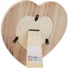 Photo Frame - ARTEMIO - Heart - Wood - 17.5 X 17.5 Cm - Decorative