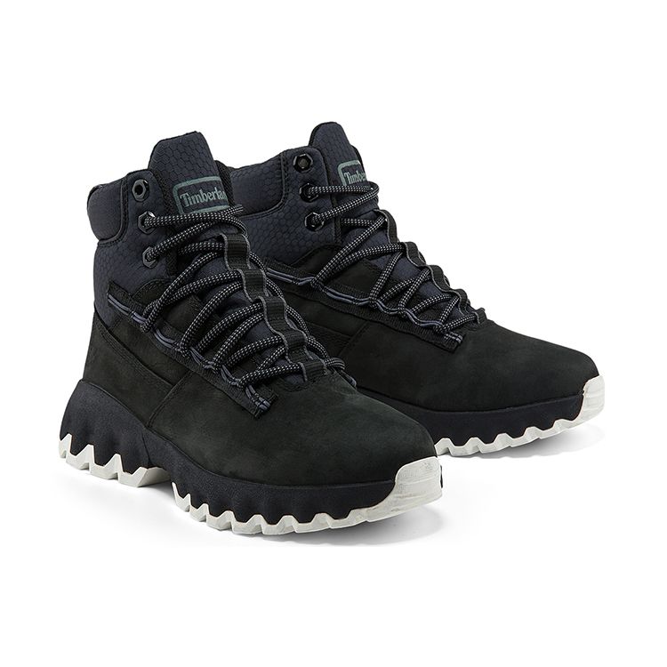 Timberland Уличная амортизирующая прочная функциональная обувь с высоким верхом, женская обувь черного цвета A2K2YW