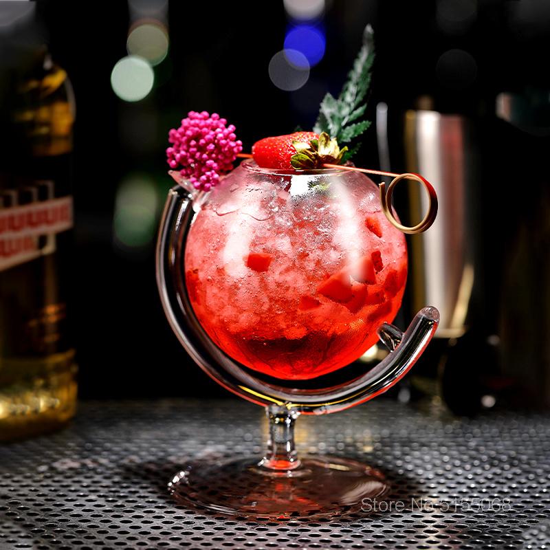 2022 Новейший глобус, коктейльная чашка для бара, вечеринки, сделай сам, микс, бокал для вина, ресторан, молекулярная гастрономия, контейнер для смузи, напитки, стеклянная посуда