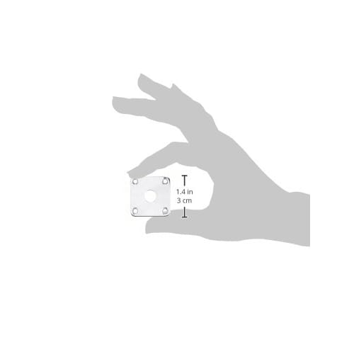 Scud Jack Plate, Square Chrome JC-SC