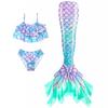 Strict selection of girls mermaid swimsuit three-piece mermaid tail bikini swimsuit split swimsuit cross-border explosion
