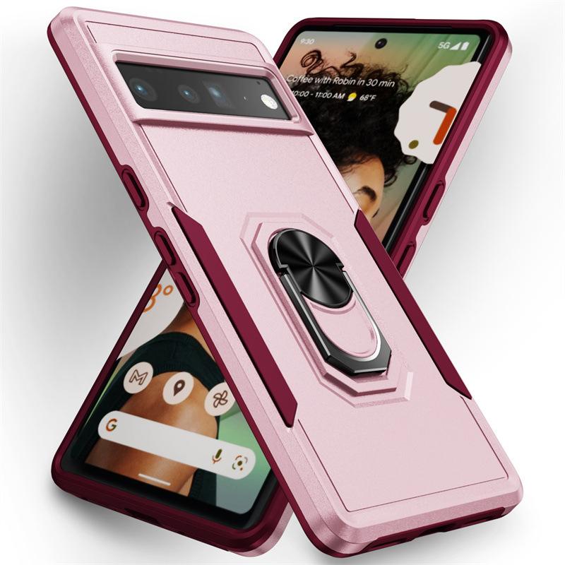 Применимо к Google Pixel 9 Pro Чехол-броня с кольцом Защита от падения Чехол-подставка Pixel10a Pioneer