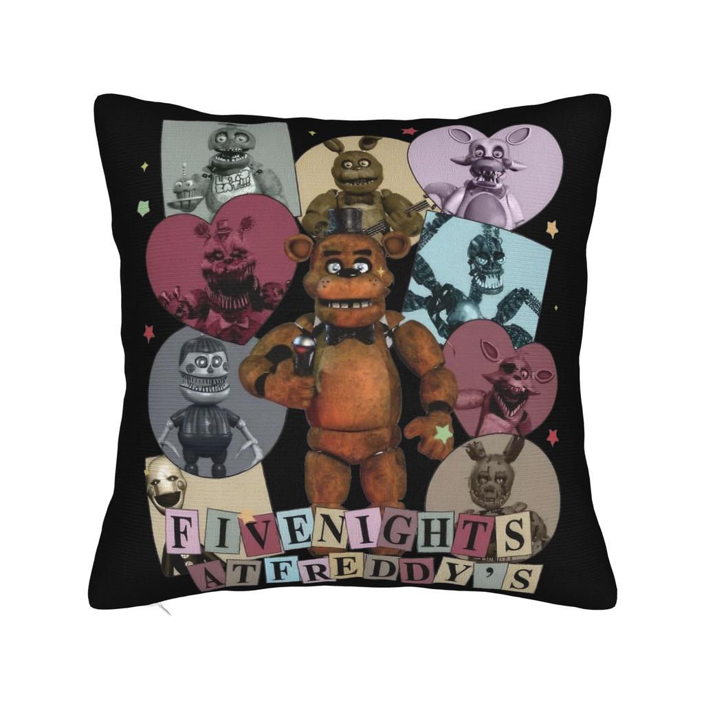 Домашний Декор FNAF Пять Ночей Наволочка Мерч Наволочки На Молнии Разные Размеры
