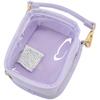 [AppelToi] фиолетовый мешочек мини-мешок сумка для шитья сумка для плюшевой игрушки 2-сторонний С ремешком Вертикальная и горизонтальная прозрачная мягкая игрушка Носите ее с собой и носите с собой