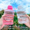 650 мл Ведро Бутылка для воды Уличная пластиковая бутылка для воды Мини Портативная спортивная бутылка шейкер для тура Фруктовая питьевая бутылка с веревкой