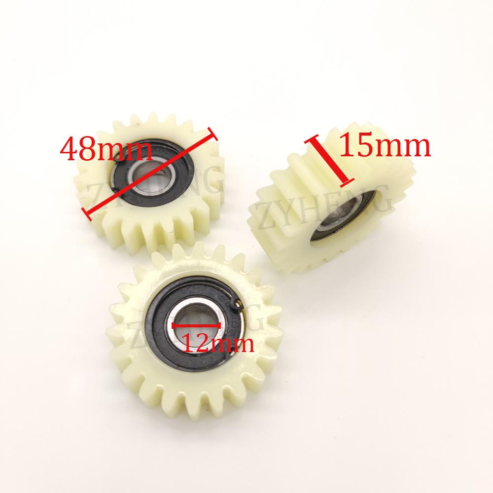 48x15mm Planetary Gear 22 Teeth Gears With 12mm Bearings Wheel Hubs 22T Electric Scooter Bike Nylon Motor Gear E-bike Parts