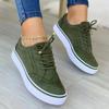 Women Sneakers Platform Shoes Leather Patchwork Casual Sport Shoes Ladies Outdoor Running Shoes