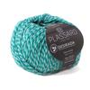 Two-color Summer Crochet and Knitting Yarn 100% Cotton : Desirada Turquoise 21