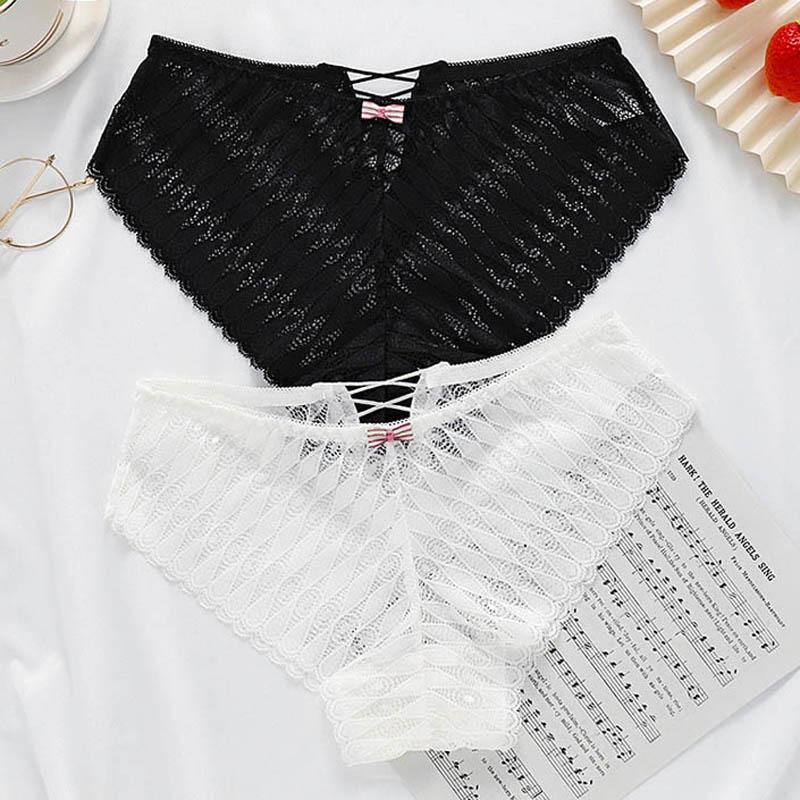 TERMEZY Новые трусики, женское кружевное нижнее белье, сексуальные трусы с низкой талией, открытые трусы-стринги, мягкое прозрачное женское белье