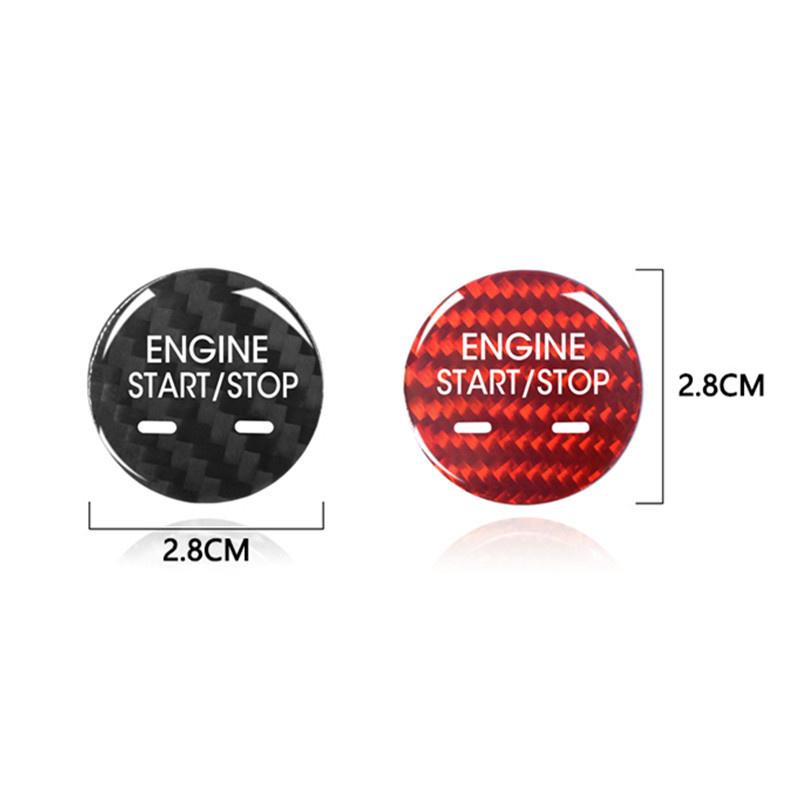 Для Cadillac XTS XT5 CT6 SRX CTS ESCALADE CT6 разъем аксессуары наклейка из углеродного волокна интерьер автомобиля запуск двигателя