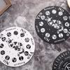Diy 15Cm Wooden Pendulum Board Black White Color For Divination Message Board