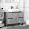 VidaXL Armoire de lavabo salle de bain gris béton 80x33x60 cm, placard lavabo de salle de bain, meubles de salle de bain, 857237