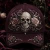 Digital Print Baseball Cap Halloween Black Cat Pumpkin All-Over Adjustable Sun Hat Unisex